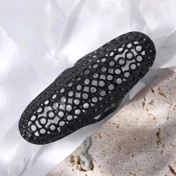 🍉5 for $25* Black Metal Extended Ring - Picture 4 of 5